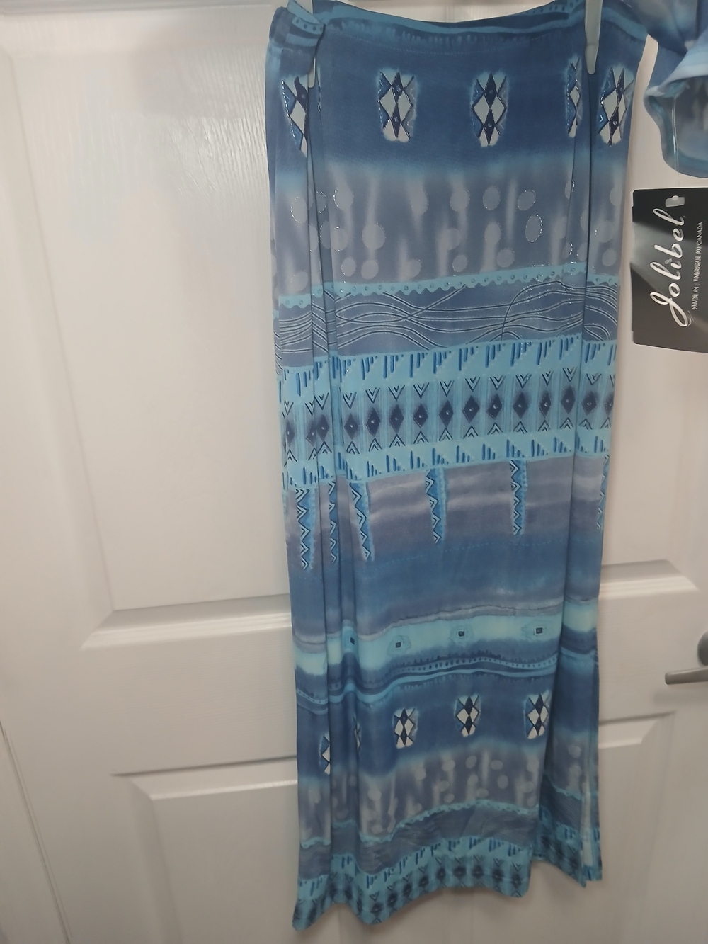 Blue Patterned 2 Piece Set - Picture 4 of 5